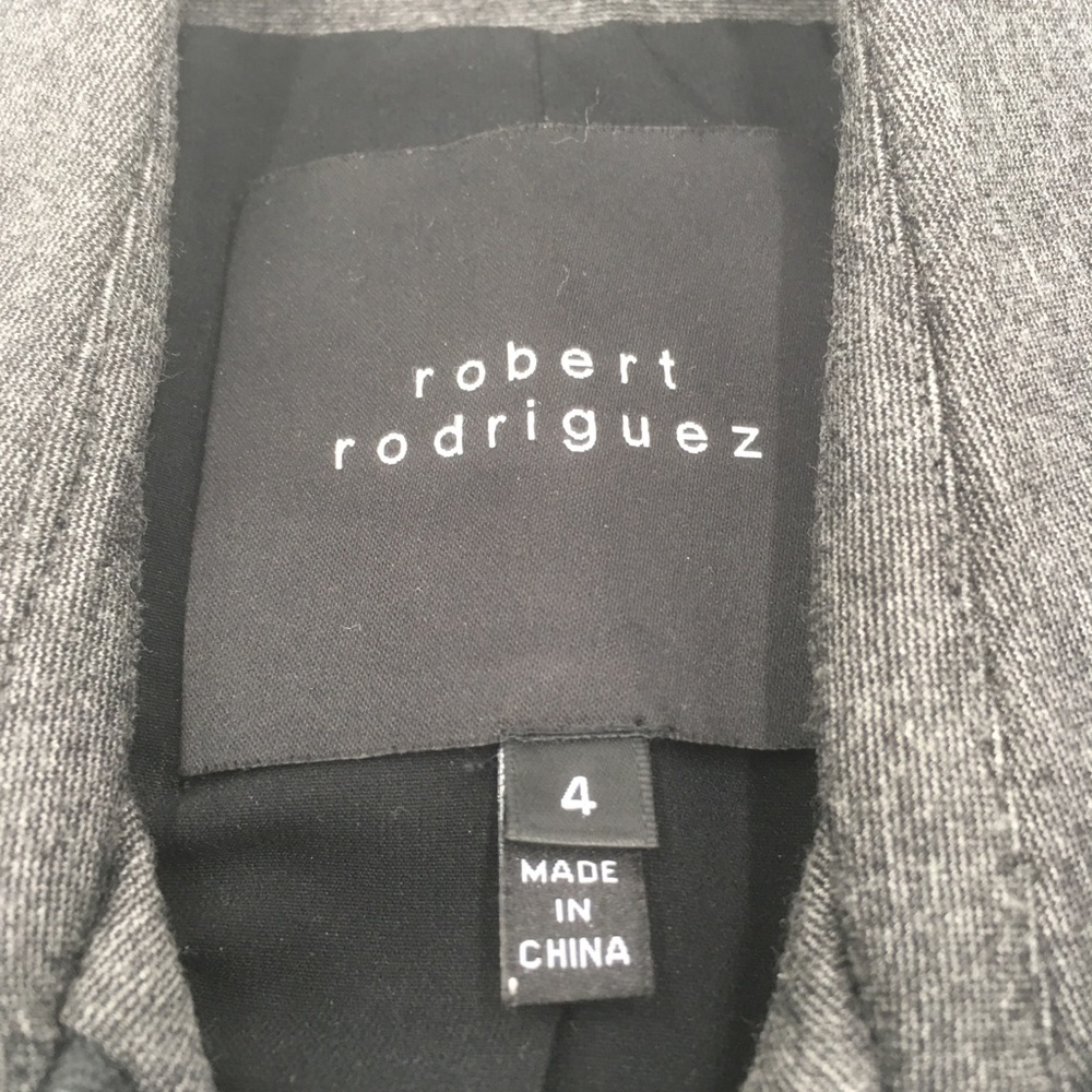 Robert Rodriguez button front jacket with pleats - Picture 2 of 3